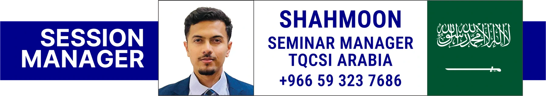 TQCSI Arabia ISO 9001:2026 Seminar contact - Shahmoon